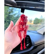 Resim Genel Markalar Kırmızı Iskelet Süs Ayna Süsü 