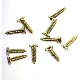 Resim Uravas Store Klips, Menteşe, Ayak, Ağaç, Sunta Vidası 2,2x9,5mm - Sarı 1000 Adet 