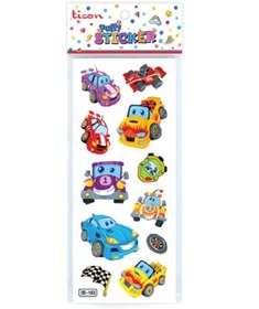 Resim Ticon 3d Sticker Etiket 
