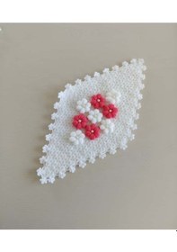 Resim Çeyizlik Pembe Puf Çiçekli 3'lü Lif Seti 