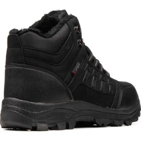 Resim X-Step Kışlık Trekking Bot Deri Malzemeden Siyah Renk Soğuğa Dayanıklı Kauçuk Tabanlı 