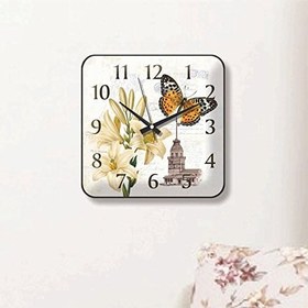 Resim M3 Decorium Kız Kulesi Silüetli Duvar Saati 