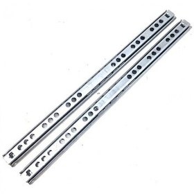 Resim Teleskopik Bilyalı Çekmece Ray Takımı Beyaz 