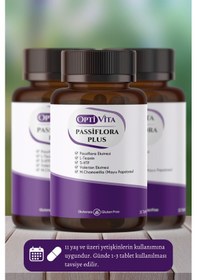 Resim Optivita Passiflora Plus 30 Tablet Pasiflora Eki, 5-htp,... 