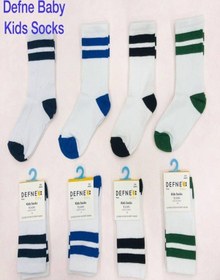 Resim Defne Baby 4 Çift 5-6 Yaş Erkek Bebek Çocuk Pamuklu Çorap-707 ÇoK Renkli 