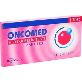 Resim Hızlı Gebelik Testi - 1 Kart Test 