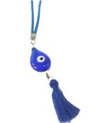 Resim cuaderno El Yapımı Cam Damla Püsküllü Nazar Boncuğu Araba Dikiz Ayna Süsü Hediyelik Aksesuar 