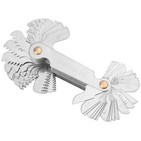 Resim Hangfox 58 Parça Paslanmaz Çelik Metrik+inç+abd Sistemli Vida İğne Açısı Ölçer - Keskin Skala, Uygun Kullanım, Uzun Ömürlü 