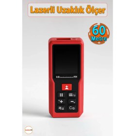Resim Normadia Hassas Dijital Lazer Mesafe Ölçer 60 Metre Inşaat ve Ölçüm Cihazı 