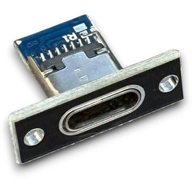 Resim Usb 3.1 Type-c Panel Montaj Dişi Soket 4 Pin 