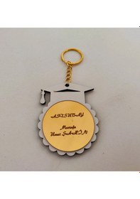 Resim Resmi Kurum Plaket-anahtarlık-kitap Ayracı Set Kişiye Ö Beyaz - Altın 