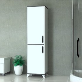 Resim Zarif Banyo Dolabı Çok Renkli 