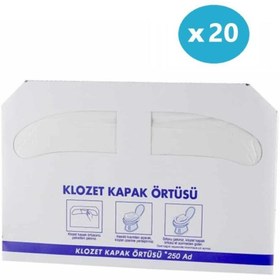 Resim Omnisoft 20 Paket Klozet Kapak Örtüsü 5000 Adet 