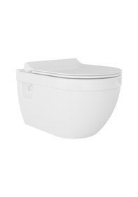 Resim Seramiksan Neon Rim-Out Asma Klozet+Duroplast Kapak+VitrA Gömme Rezervuar Set 