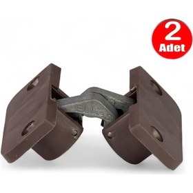 Resim Aletçantam Büyük Kırma Menteşe Kahve Katlanır Masa Menteşesi -2 Adet 