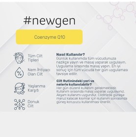Resim Newgen Coenzyme Q10 Sıkılaştırıcı Vücut Losyonu 250 ML 