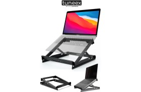 Resim tuneex Çelik Laptop Standı Notebook Macbook Yükseltici Tüm Modellerle Uyumlu Altlık 5 Açılı Ayarlanabilir 