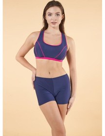 Resim Estiva Free-set Büstiyerli Şortlu Bikini Takım Lacivert 