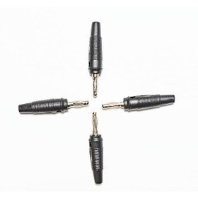 Resim Elektronikport-Banana Jack Silikonlu Siyah 