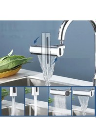 Resim Periboia Akıllı Musluk Armatür 360 Dönen 4 Fonksiyonlu Lüks Mutfa 