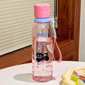 Resim QQTdds Plastik Bardak Öğrenci Dış Mekan Kullanışlı Bardak (Yurt Dışından) 