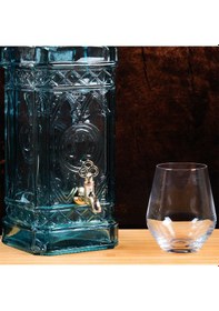 Resim San Miguel Musluklu Köşeli Yağ Şişesi 3.5 Litre 5031g Şeffaf 