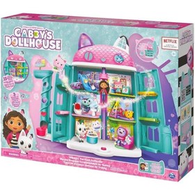 Resim Nessiworld 70742 Gabbys Dollhouse Festival Evi Eğlenceli Müzikli Oyun Seti 63 cm -Spinmaster 