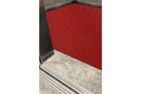 Resim Paspas Yap Asansör Paspası Toz Nem Alıcı Paspas Asansör Halısı 