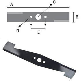 Resim Bıçak 33Cm Castel Garden Kanatlı 