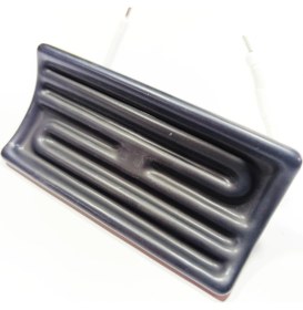Resim Sern Infrared Seramik Isıtıcı Rezistans Konkav 122X60MM 500W 230V Siyah Renk Hsc Model 