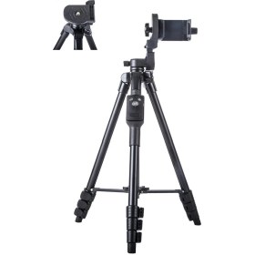 Resim Sore Profesyonel Tripod 146 cm Telefon ve Dslr Kamera Tutucu Bluetooth Kumandalı Çantalı Tripod 