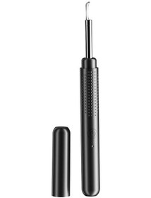 Resim Sones Ev Görsel Kulak Kazıcı Yüksek Çözünürlüklü Kulak Kiri Temizleme Toplama Çubuğu Siyah 