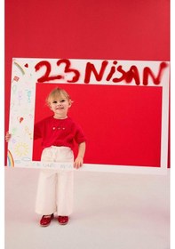 Resim Defacto Paperbag Gabardin Pantolon Kız Bebek H0162a526smer105 Ekru-er105 
