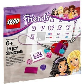 Resim LEGO® Friends 5004395 Sticker KeychainSet 