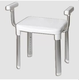 Resim BYR, Banyo Sandalyesi, kollu Banyo Sandalyesi, banyo Taburesi Beyaz, 5526584710 