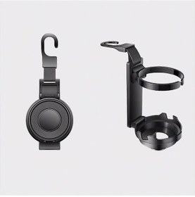 Resim Ally Araba Arka Koltuk Için 3in1 Katlanabilir Çok Fonksiyonlu Telefon, Bardak Ve Çanta Tutucu 