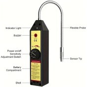 Resim Motion003 Siyah Soğutucu Gaz Kaçak Dedektörü R22 R410a R134a R1234yf Cfc Hcfc Hfc Klimalar Sanayi Otomotiv 