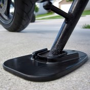 Resim Motorsiklet Modifiye Aksesuarları Yan Braketi Destek Plakası Ped Tek Ayak Braketi Destek Plakası Evrensel Braket 