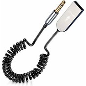 Resim USB Wireless Hi-Fi Stereo Ses Alıcısı Aux 3.5MM Jack Bluetooth 5.0 Araç Kiti Adaptörü Shaza