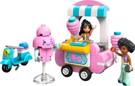Resim Lego Friends Pamuk Şeker Standı ve Scooter 42643 
