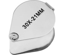 Resim Sourcingasia 10X Cam Büyüteç Büyüteç Kuyumcu Göz Takı Büyüteç Döngü (Yurt Dışından) 