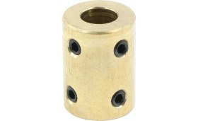 Resim Guangdong Spirit Robot Şaftı 8mm Çoğaltıcı Bakır Motor Sert Kaplin Sıkı Vidalar 