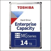 Resim Toshıba Enterprıse, MG09ACA14TE, 3.5", 14TB, 256MB 7200 Rpm, 7/24 Güvenlik, Data Center, Nas, Server, HDD 