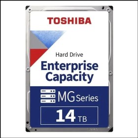 Resim Toshıba Enterprıse, MG09ACA14TE, 3.5", 14TB, 256MB 7200 Rpm, 7/24 Güvenlik, Data Center, Nas, Server, HDD 