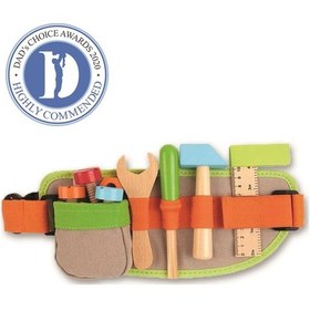 Resim Classic World Ahşap Tamir Seti Bel Çantası 