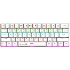 Resim Saywin 3 Modlu Türkçe Q Rgb Mekanik Oyuncu Klavye Kb610 