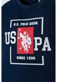 Resim U.s. Polo Assn. Erkek Bebek Lacivert Şort Takım Usb2868-c-v1 Lacivert 