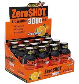 Resim Zero Shot Portakal Aromalı L Karnitin 12×60 ML 3000 Mg L- Carnitine 