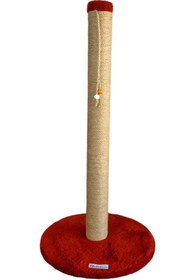 Resim Saule 82 cm Uzun Boy Yuvarlak Taban 8 cm Boru Çapı Kedi Tırmalama Tahtası 