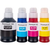 Resim Canon Muadil Gı-40 Uyumlu 4 Renkli Mürekkep Kartuş Seti C/m/y/bk Gm4040 G7040 G5040 G6040 